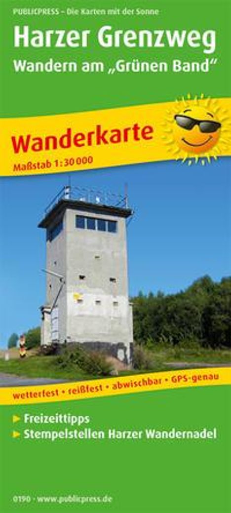 Harzer Grenzweg - Wandern am "Grünen Band" 1 : 30 000, Karten