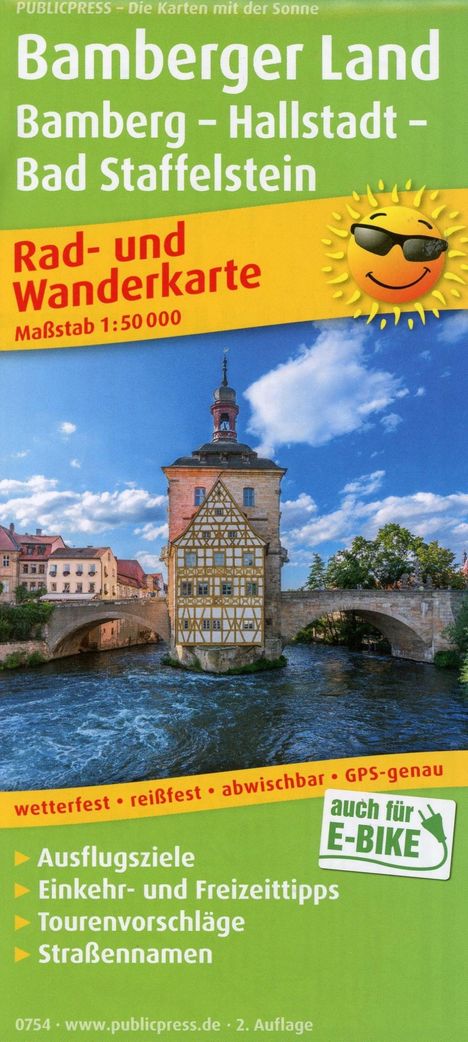 Bamberger Land, Bamberg - Hallstadtt - Bad Staffelstein 1:50 000, Karten