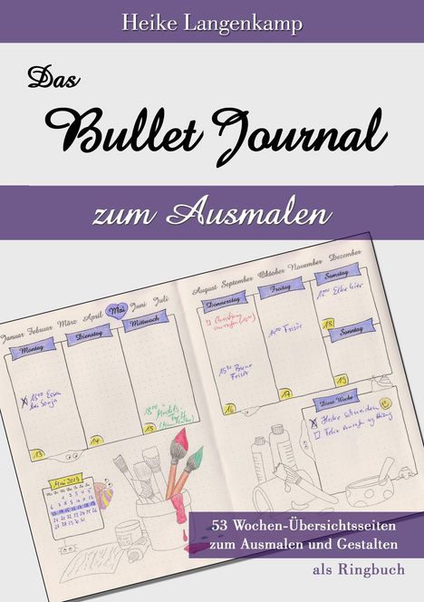 Heike Langenkamp: Das Bullet Journal zum Ausmalen, Buch
