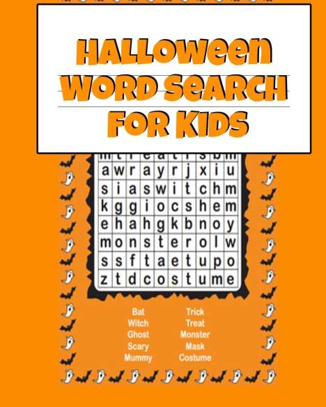 Boo Spooky: Halloween Word Search For Kids, Buch