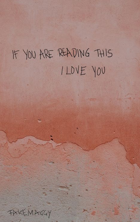Fakemaggy: if you are reading this, I love you, Buch