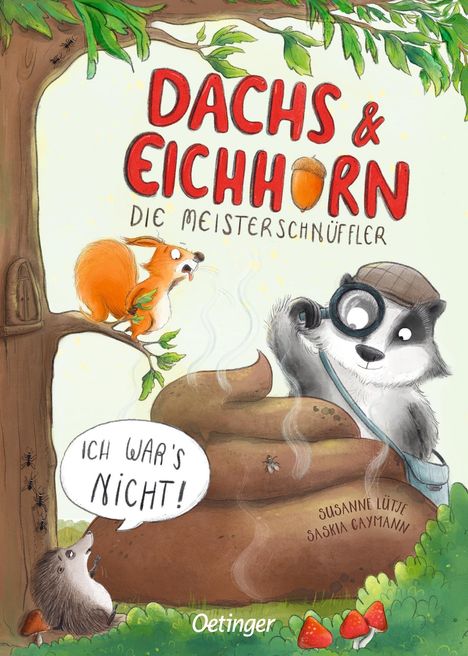 Susanne Lütje: Dachs &amp; Eichhorn. Die Meisterschnüffler, Buch