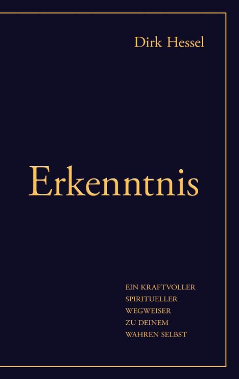 Dirk Hessel: Erkenntnis, Buch