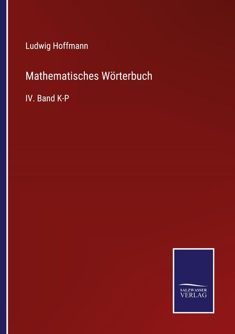 Ludwig Hoffmann (1925-1999): Mathematisches Wörterbuch, Buch