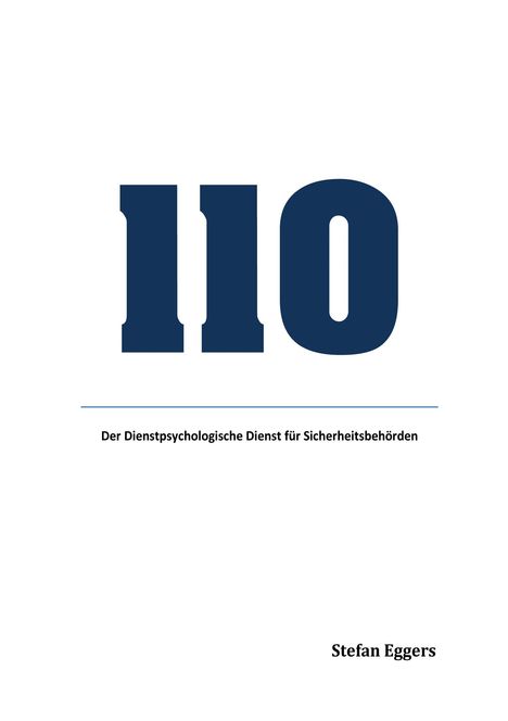 Stefan Eggers: 110, Buch