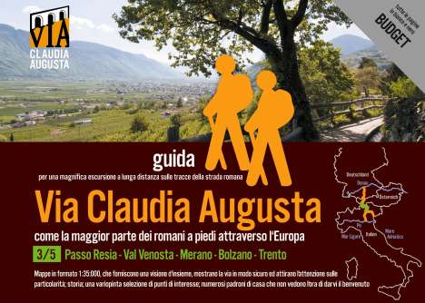 Christoph Tschaikner: trekking VIA CLAUDIA AUGUSTA 3/5 Resia-Trento BUDGET, Buch