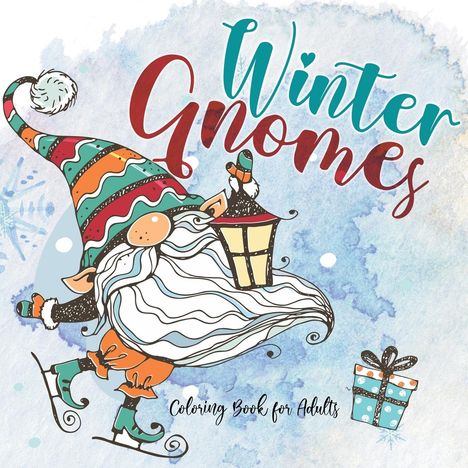 Monsoon Publishing: Winter Gnomes Coloring Book for Adults, Buch