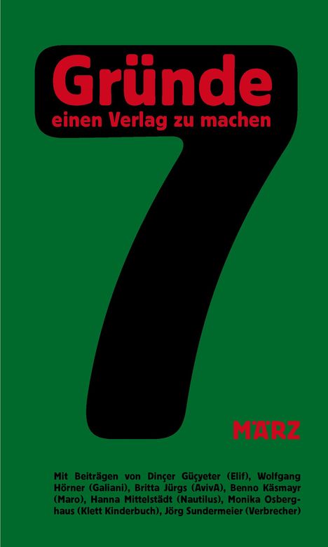 Dinçer Güçyeter: 7 Gründe, einen Verlag zu machen, Buch