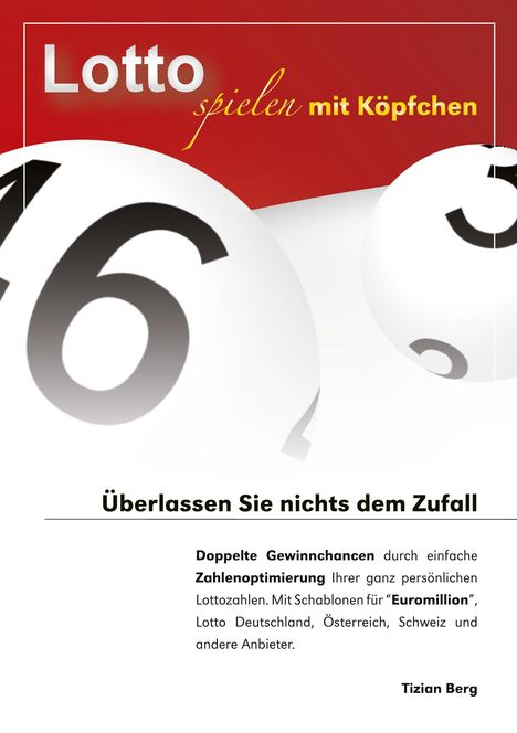 Tizian Berg: Lotto spielen mit Köpfchen, Buch