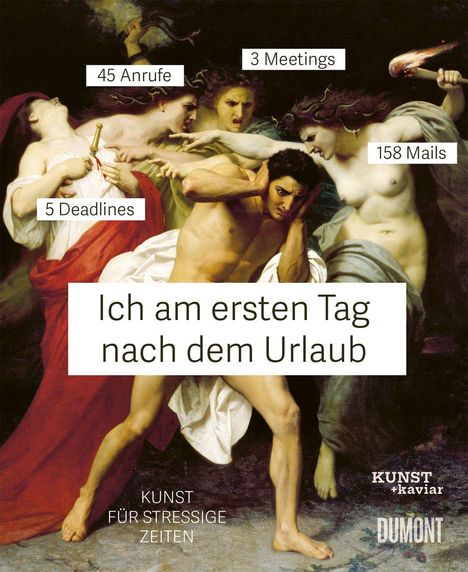 KUNST kaviar: Ich am ersten Tag nach dem Urlaub, Buch