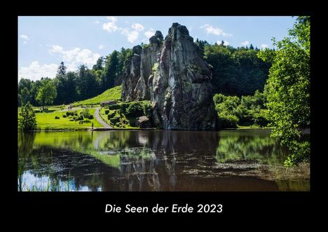 Tobias Becker: Die Seen der Erde 2023 Fotokalender DIN A3, Kalender