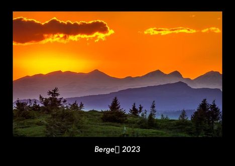 Tobias Becker: Berge 2023 Fotokalender DIN A3, Kalender