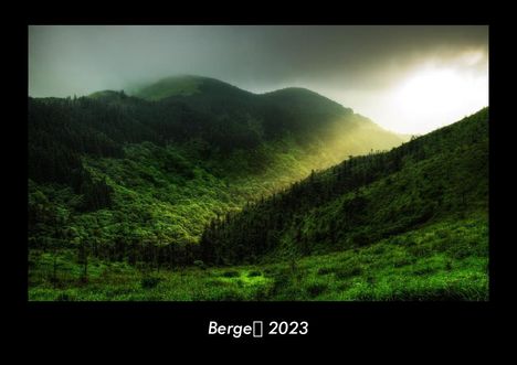 Tobias Becker: Berge 2023 Fotokalender DIN A3, Kalender