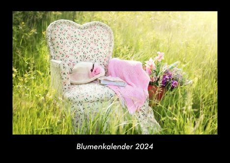 Tobias Becker: Blumenkalender 2024 Fotokalender DIN A3, Kalender