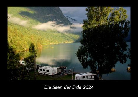 Tobias Becker: Die Seen der Erde 2024 Fotokalender DIN A3, Kalender