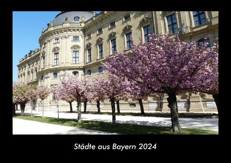 Tobias Becker: Städte aus Bayern 2024 Fotokalender DIN A3, Kalender