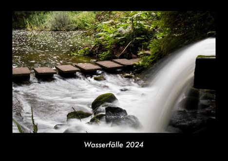 Tobias Becker: Wasserfälle 2024 Fotokalender DIN A3, Kalender