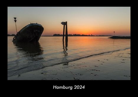 Tobias Becker: Hamburg 2024 Fotokalender DIN A3, Kalender