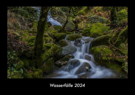 Tobias Becker: Wasserfälle 2024 Fotokalender DIN A3, Kalender