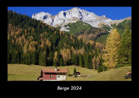 Tobias Becker: Berge 2024 Fotokalender DIN A3, Kalender