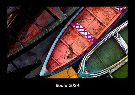 Tobias Becker: Boote 2024 Fotokalender DIN A3, Kalender