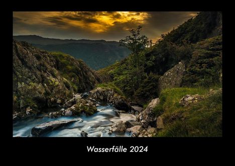 Tobias Becker: Wasserfälle 2024 Fotokalender DIN A3, Kalender