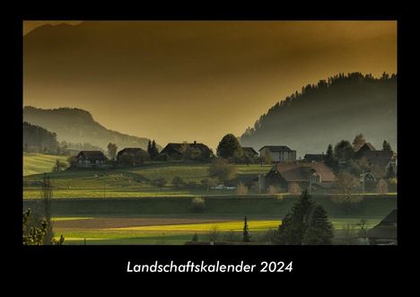 Tobias Becker: Landschaftskalender 2024 Fotokalender DIN A3, Kalender