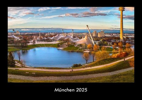 Tobias Becker: München 2025 Fotokalender DIN A3, Kalender