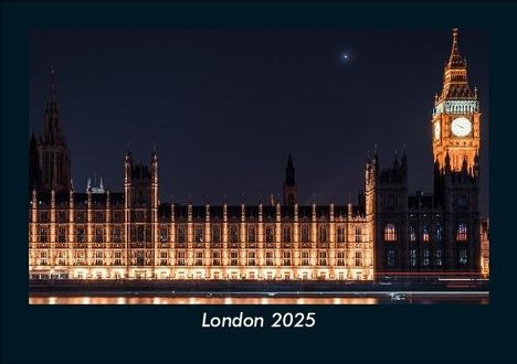 Tobias Becker: London 2025 Fotokalender DIN A5, Kalender