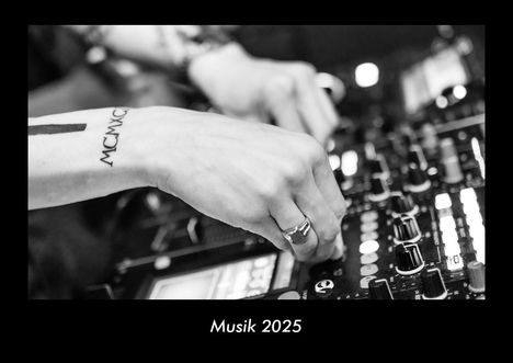 Tobias Becker: Musik 2025 Fotokalender DIN A3, Kalender