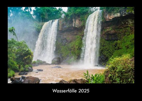 Tobias Becker: Wasserfälle 2025 Fotokalender DIN A3, Kalender