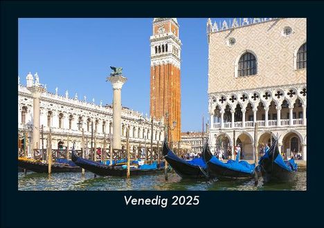 Tobias Becker: Venedig 2025 Fotokalender DIN A5, Kalender