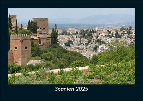 Tobias Becker: Spanien 2025 Fotokalender DIN A5, Kalender