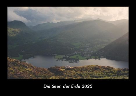 Tobias Becker: Die Seen der Erde 2025 Fotokalender DIN A3, Kalender