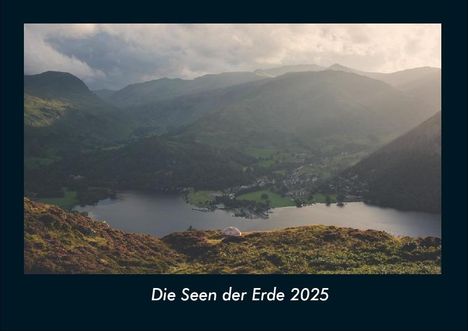 Tobias Becker: Die Seen der Erde 2025 Fotokalender DIN A4, Kalender