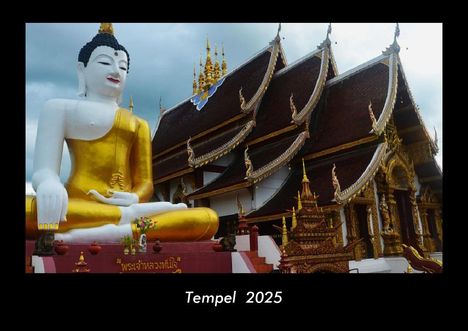 Tobias Becker: Tempel 2025 Fotokalender DIN A3, Kalender