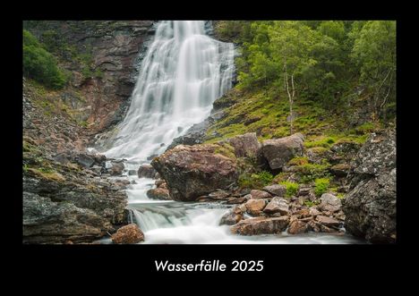 Tobias Becker: Wasserfälle 2025 Fotokalender DIN A3, Kalender