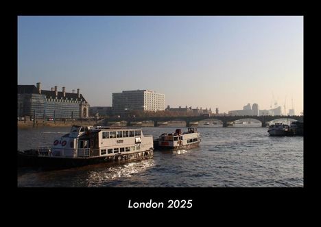 Tobias Becker: London 2025 Fotokalender DIN A3, Kalender