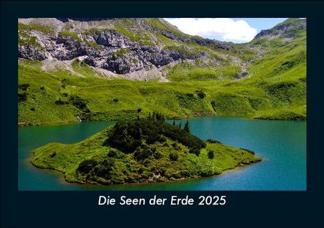 Tobias Becker: Die Seen der Erde 2025 Fotokalender DIN A5, Kalender