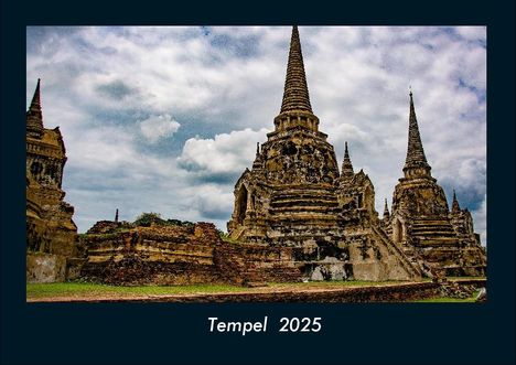 Tobias Becker: Tempel 2025 Fotokalender DIN A4, Kalender