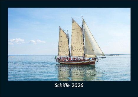 Tobias Becker: Schiffe 2026 Fotokalender DIN A5, Kalender