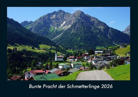 Tobias Becker: Bunte Pracht der Schmetterlinge 2026 Fotokalender DIN A4, Kalender