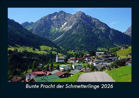 Tobias Becker: Bunte Pracht der Schmetterlinge 2026 Fotokalender DIN A5, Kalender