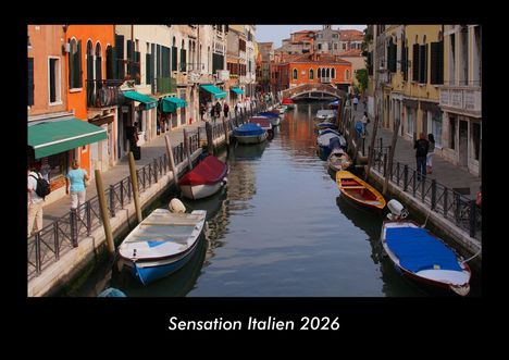 Kevin Heber: Sensation Italien 2026 Fotokalender DIN A3, Kalender