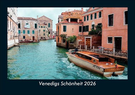 Kevin Heber: Venedigs Schönheit 2026 Fotokalender DIN A5, Kalender