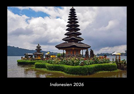Tobias Becker: Indonesien 2026 Fotokalender DIN A3, Kalender