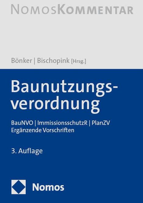 Baunutzungsverordnung, Buch