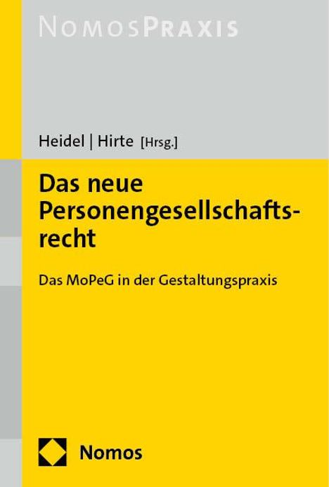 Das neue Personengesellschaftsrecht, Buch