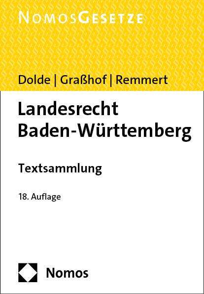 Landesrecht Baden-Württemberg, Buch