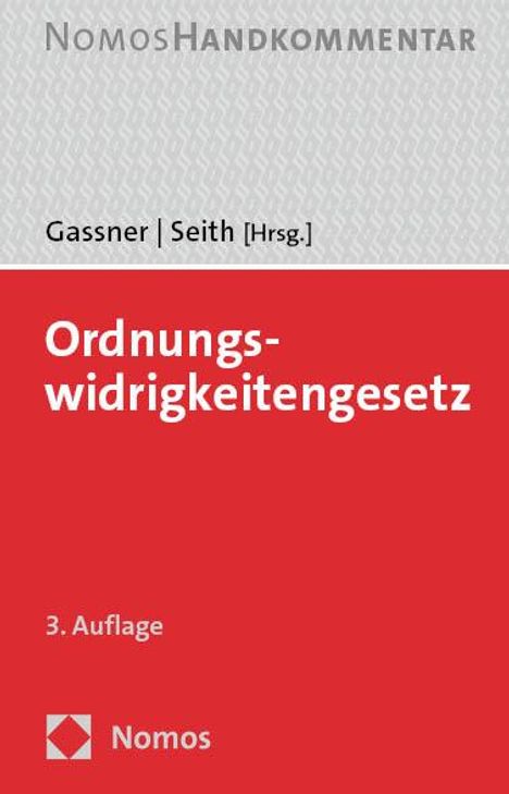 Ordnungswidrigkeitengesetz, Buch